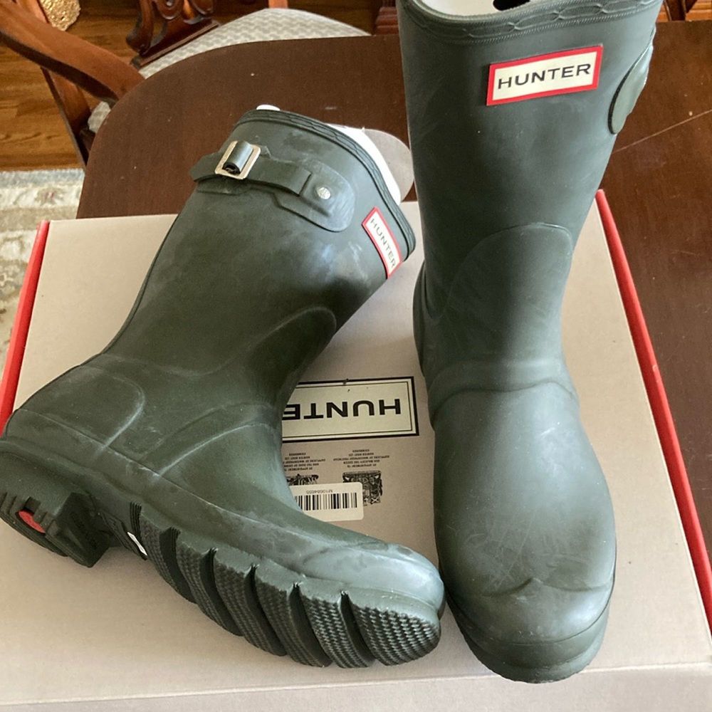 Hunter ladies rain rubber boots